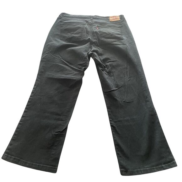 LEVI'S 550 Relaxed Boot Cut Jeans Women's Plus 20 M Black 5 Pocket Design EUC - Picture 2 of 12
